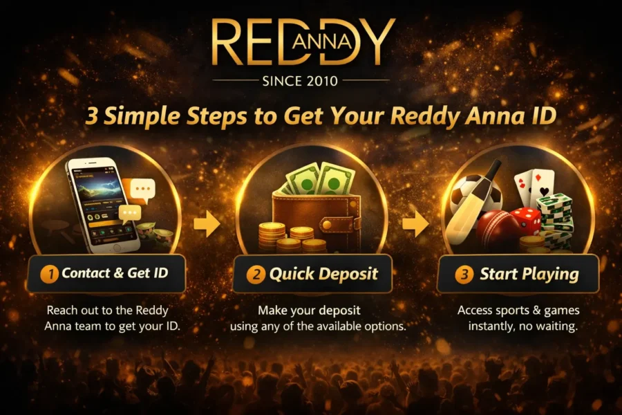 Steps to get Reddy Anna ID